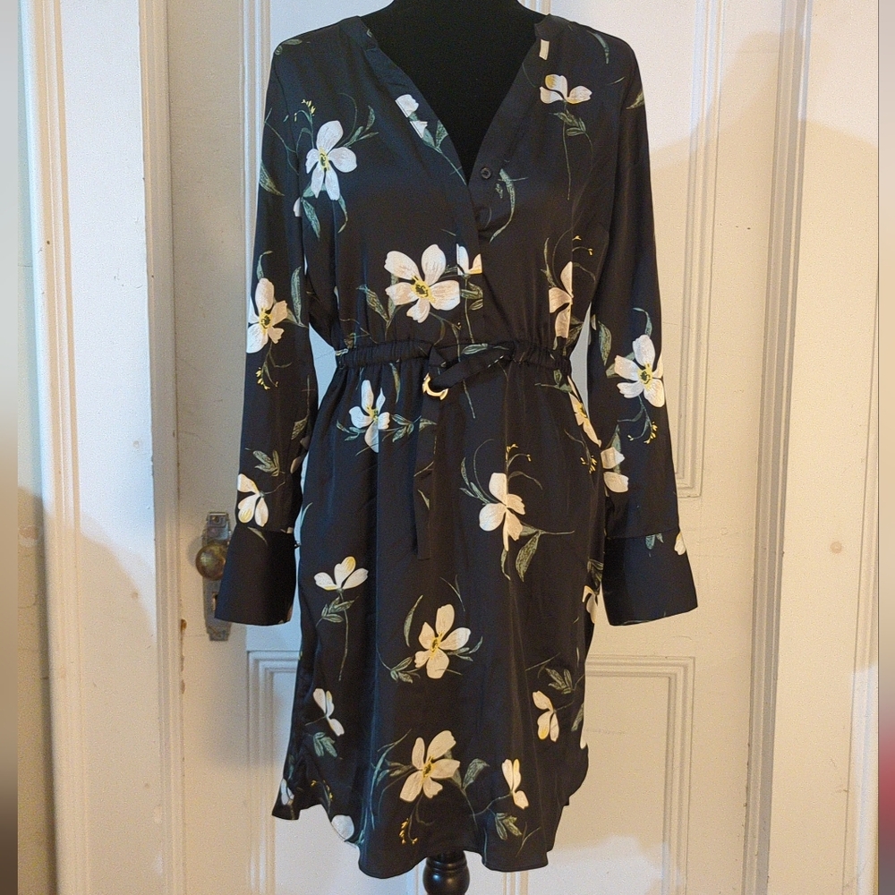 Ricki's Black Floral Long Sleeve Dress